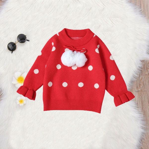 christmas toddler baby girls dots sweater children pullover kids outerwear autumn winter long sleeve sweaters clothes 1-5t, Blue
christmas toddler baby girls dots sweater children pullover kids outerwear autumn winter long sleeve sweaters clothes 1-5t, Blue