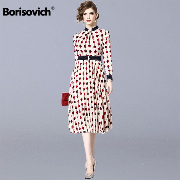 borisovich women casual elegant long dress new 2019 spring fashion polka dot print big swing a-line ladies party dresses n1034, Black;gray
borisovich women casual elegant long dress new 2019 spring fashion polka dot print big swing a-line ladies party dresses n1034, Black;gray