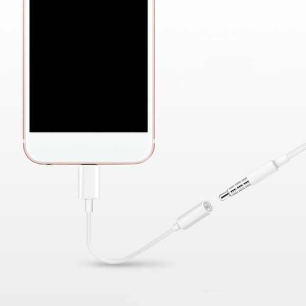 Earphone headphone jack adapter converter cable lighting to 3 5mm audio aux connector adapter for io 12 cord iphone7 iphone 7 plu 100pc
Earphone headphone jack adapter converter cable lighting to 3 5mm audio aux connector adapter for io 12 cord iphone7 iphone 7 plu 100pc
