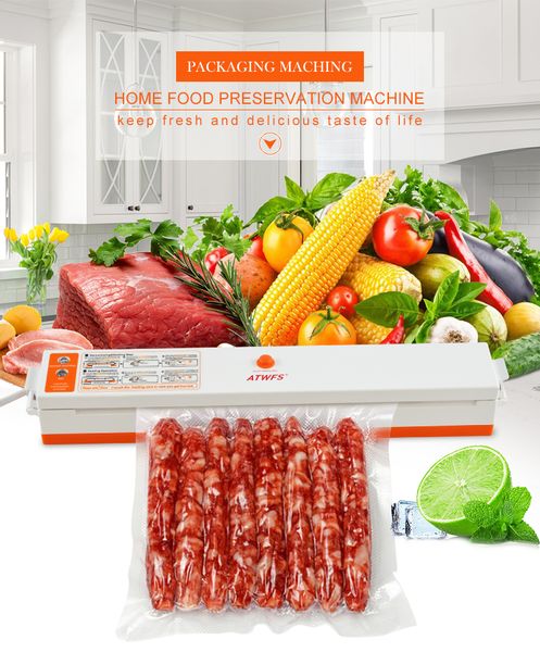 atwfs vacuum sealer packing sealing machine portable food vaccum sealer kitchen packer with 15pcs vacuum bag for food saver
atwfs vacuum sealer packing sealing machine portable food vaccum sealer kitchen packer with 15pcs vacuum bag for food saver