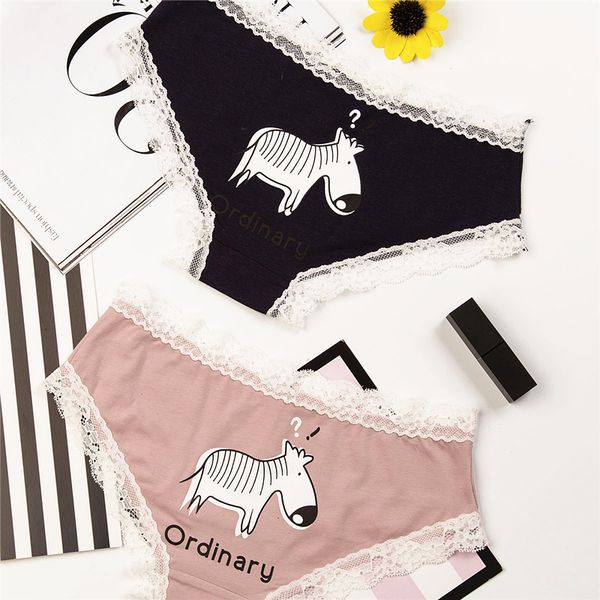 lovely zebra cartoon underwear women panties cotton comfortable lace panties beauty girls intimates ropa interior femenina, Black;pink
lovely zebra cartoon underwear women panties cotton comfortable lace panties beauty girls intimates ropa interior femenina, Black;pink