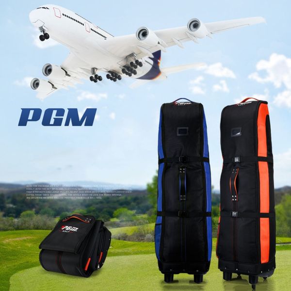 pgm black golf aviation bag portable golf air package folding bag travel cover with wheels and base
pgm black golf aviation bag portable golf air package folding bag travel cover with wheels and base
