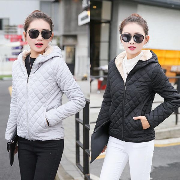 parkas basic jackets 2019 new cotton 1pc popular hooded coats autumn female winter lamb women plus velvet, Black;brown
parkas basic jackets 2019 new cotton 1pc popular hooded coats autumn female winter lamb women plus velvet, Black;brown