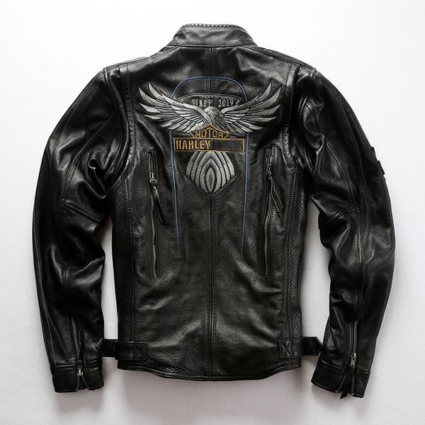 fashion genuine 2020 men slim fit profession motorcycle biker jacket stand collar cowskin real leather coat, Black
fashion genuine 2020 men slim fit profession motorcycle biker jacket stand collar cowskin real leather coat, Black