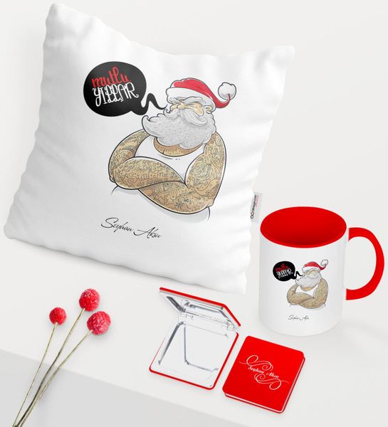 персонализированные рождество рождество санта-клаус theme red mug зеркало подушка set-4
персонализированные рождество рождество санта-клаус theme red mug зеркало подушка set-4