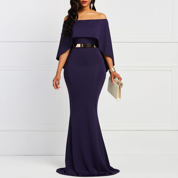 batwing sleeve bodycon slash neck women's dress navy elegany trumpet evening party christmas dinner floor-length maxi dresses, Black;pink
batwing sleeve bodycon slash neck women's dress navy elegany trumpet evening party christmas dinner floor-length maxi dresses, Black;pink