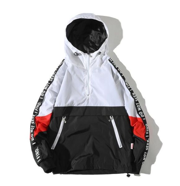 mens jacket coats windbreaker patchwork hoodie loose zipper jackets contrast color spring autumn winter male jackets coats, Black;brown
mens jacket coats windbreaker patchwork hoodie loose zipper jackets contrast color spring autumn winter male jackets coats, Black;brown