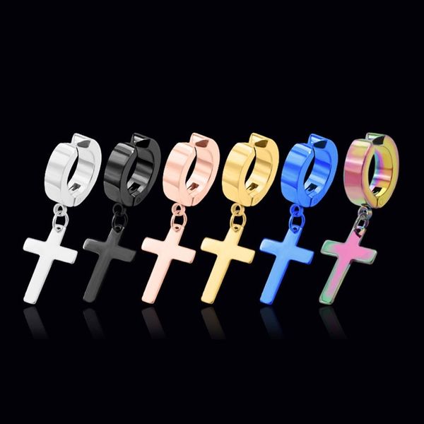 zoeber 2pcs stainless steel cross drop earring hiphop punk pendant earrings women men jewelry rock cartilage dangle earrings, Silver
zoeber 2pcs stainless steel cross drop earring hiphop punk pendant earrings women men jewelry rock cartilage dangle earrings, Silver