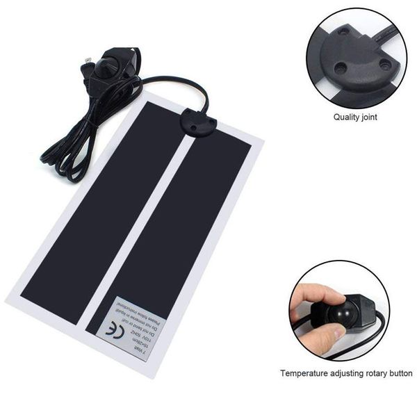 1 piece heating pad 15x28 cm 7w reptile brooder incubator pet heating pad brewing eu plug for dog cat bed pet material amphibian
1 piece heating pad 15x28 cm 7w reptile brooder incubator pet heating pad brewing eu plug for dog cat bed pet material amphibian