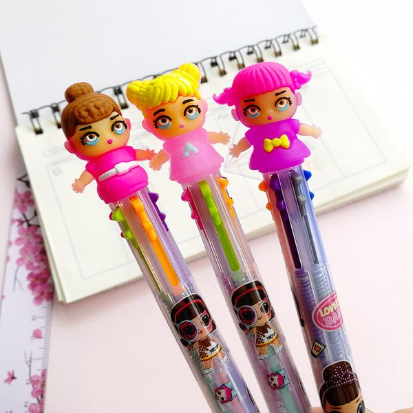 kawaii 6 colors surprise doll ballpoint pen cute ball pen for kid gift material office school writing supplies 3pcs/set, Blue;orange
kawaii 6 colors surprise doll ballpoint pen cute ball pen for kid gift material office school writing supplies 3pcs/set, Blue;orange