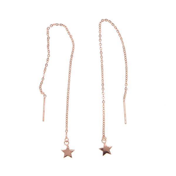 100% 925 sterling silver christmas star ear thread earring for christmas gift long chain tassel elegance jewelry, Golden
100% 925 sterling silver christmas star ear thread earring for christmas gift long chain tassel elegance jewelry, Golden