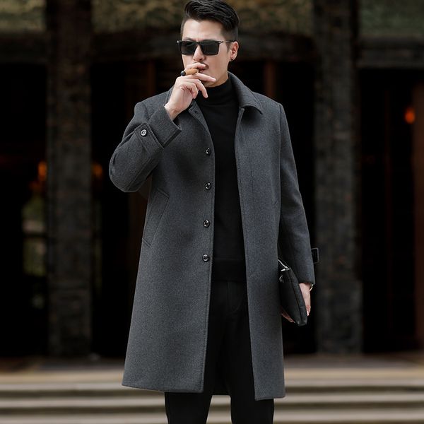 2019 new winter woolen coat men leisure long sections woolen coats mens pure color casual fashion jackets / casual men overcoat, Black;brown
2019 new winter woolen coat men leisure long sections woolen coats mens pure color casual fashion jackets / casual men overcoat, Black;brown