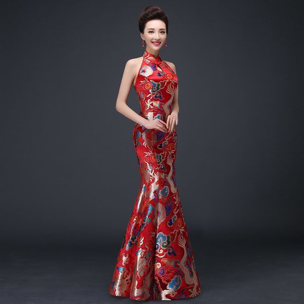 chinese traditional dress red qipao oriental evening dress women backless cheongsam robe chinoise vestido chines long qi pao ql
chinese traditional dress red qipao oriental evening dress women backless cheongsam robe chinoise vestido chines long qi pao ql