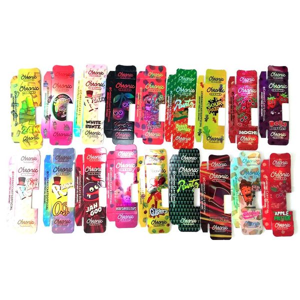 Hologram Chronic Vape Carts Packaging 19 Flavors For 0.8ml 1.0ml M6T G5 Ceramic Cartridges E Cigarette DHL Free
Hologram Chronic Vape Carts Packaging 19 Flavors For 0.8ml 1.0ml M6T G5 Ceramic Cartridges E Cigarette DHL Free