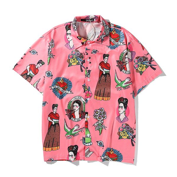 men's shirts short sleeves virgin mary printing short sleeves floral shirts for men and women harajuku shirt, White;black
men's shirts short sleeves virgin mary printing short sleeves floral shirts for men and women harajuku shirt, White;black