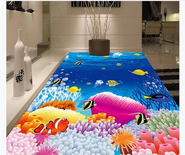 custom 3d self-adhesive floor mural wallpaper interior decoration bathroom ocean world coral 3d waterproof floor painting
custom 3d self-adhesive floor mural wallpaper interior decoration bathroom ocean world coral 3d waterproof floor painting