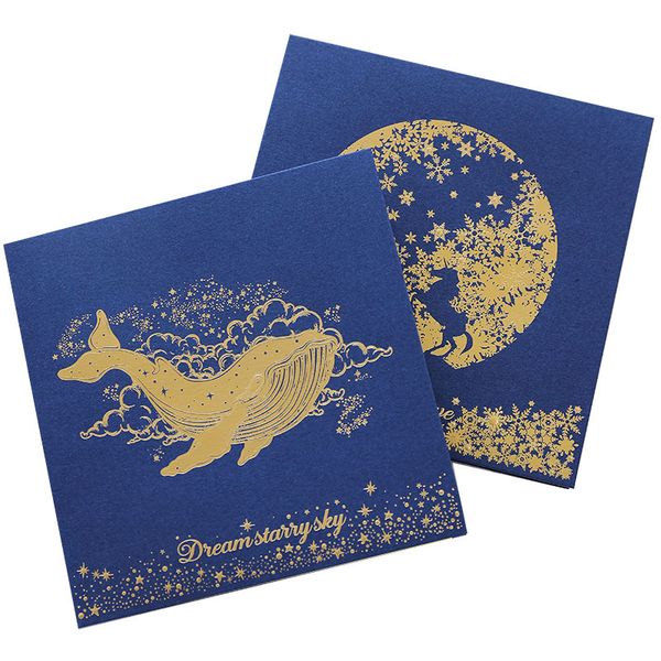 1pc whale unicorn bronzing greeting card wedding birthday party invitation blue starry thanksgiving christmas new year gift card
1pc whale unicorn bronzing greeting card wedding birthday party invitation blue starry thanksgiving christmas new year gift card