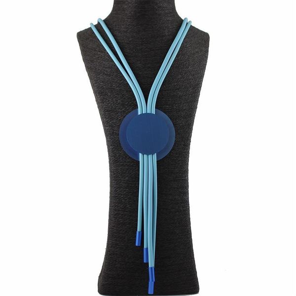 new germany style necklace women pendants round gothic long necklaces handmade blue rubber jewelry girl gifts, Silver
new germany style necklace women pendants round gothic long necklaces handmade blue rubber jewelry girl gifts, Silver