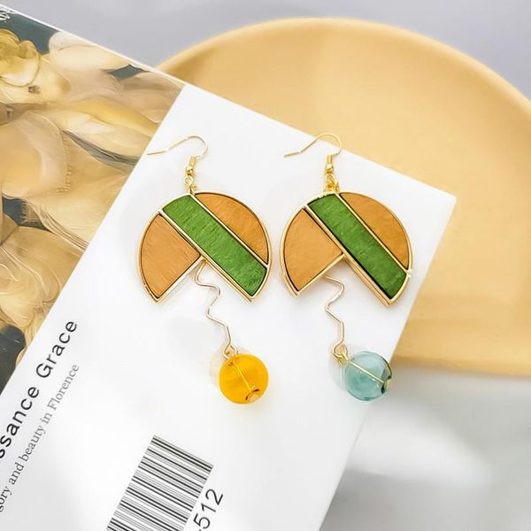 bamboo glass geometric irregular wood crystal ball asymmetry drop earrings for women girl fashion jewelry accessories, Silver
bamboo glass geometric irregular wood crystal ball asymmetry drop earrings for women girl fashion jewelry accessories, Silver