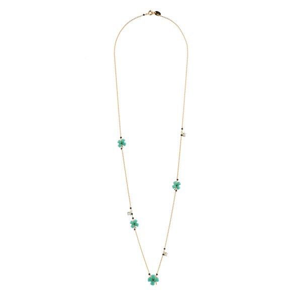 clover complex-long necklace sweater chain high-end glorious french romantic jewelry, Black
clover complex-long necklace sweater chain high-end glorious french romantic jewelry, Black