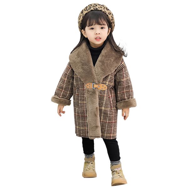 baby girls plaid jackets children winter turn-down collar outerwear toddler girl long plaid woolen coats girls winter coats, Blue;gray
baby girls plaid jackets children winter turn-down collar outerwear toddler girl long plaid woolen coats girls winter coats, Blue;gray