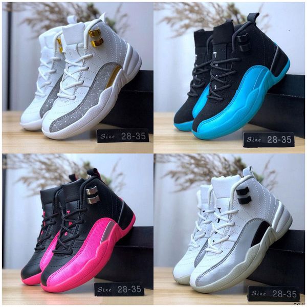 kids 12s 12 high basketball shoes for boys athletic girls sneakers child sports children teenage retroes chaussures size 28-35, Black
kids 12s 12 high basketball shoes for boys athletic girls sneakers child sports children teenage retroes chaussures size 28-35, Black