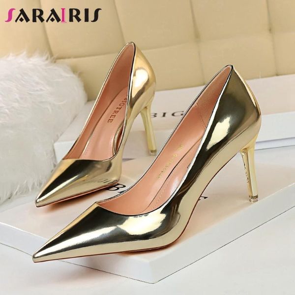 sarairis elegant female big tree fashion pumps spring pumps women pointed toe metallic high heels shoes woman, Black
sarairis elegant female big tree fashion pumps spring pumps women pointed toe metallic high heels shoes woman, Black