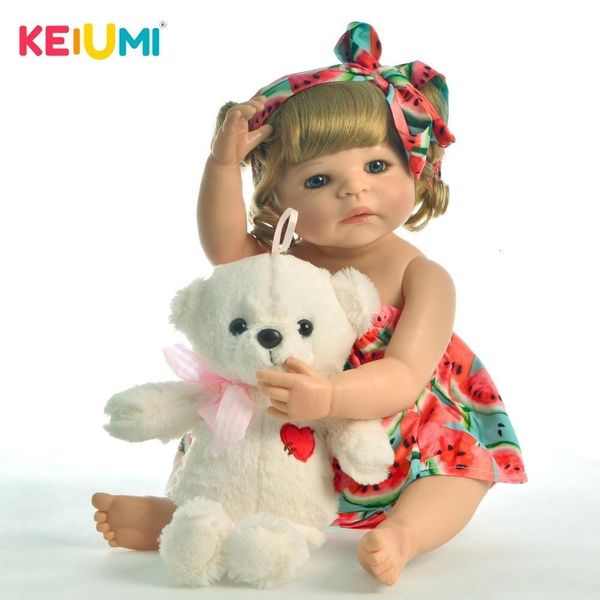 collectible 22 inch reborn baby girl doll full body silicone lifelike princess doll babies toy for kids xmas gift bedtime play y191207
collectible 22 inch reborn baby girl doll full body silicone lifelike princess doll babies toy for kids xmas gift bedtime play y191207