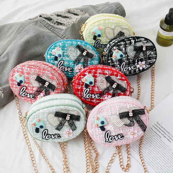 2020 baby handbags kids handbags fashion girls mini princess coin purses girl chain elliptical bags casual travel coins bags gifts, White
2020 baby handbags kids handbags fashion girls mini princess coin purses girl chain elliptical bags casual travel coins bags gifts, White
