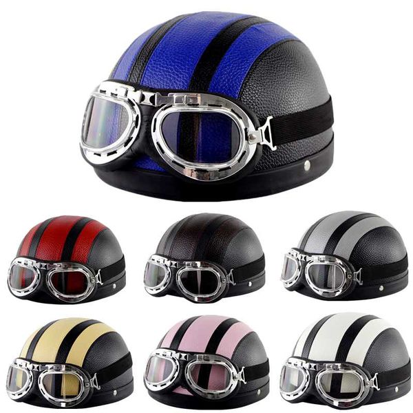 half helmet scooter half face helmets cascos para moto with goggles helmet moto chopper motorcycle helmets motor capacetes
half helmet scooter half face helmets cascos para moto with goggles helmet moto chopper motorcycle helmets motor capacetes