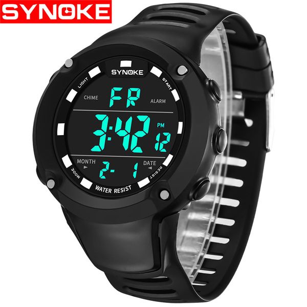 synoke new men's watch clock men wrist watches multi-function sport digital watch student mountaineering relogio, Slivery;brown
synoke new men's watch clock men wrist watches multi-function sport digital watch student mountaineering relogio, Slivery;brown