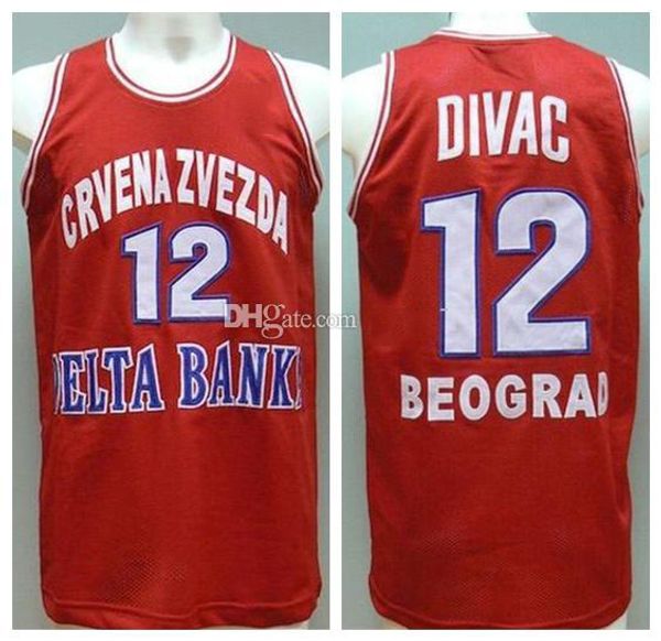 vlade divac #12 kk retro crvena zvezda roja basketball jerseys mens stitched custom any number name, Black;red
vlade divac #12 kk retro crvena zvezda roja basketball jerseys mens stitched custom any number name, Black;red