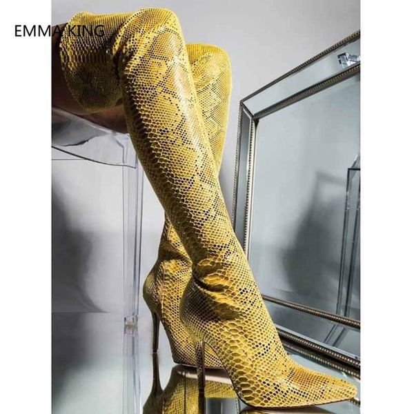 bright snakeskin over the knee boots women pointed toe thigh high long boots winter shoes women stiletto heels footwear, Black
bright snakeskin over the knee boots women pointed toe thigh high long boots winter shoes women stiletto heels footwear, Black