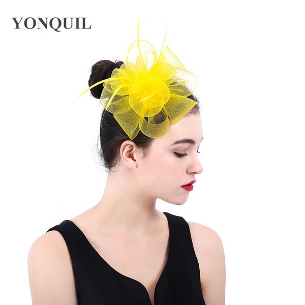 2018 new arrival yellow crinoline fascinators hat hair accessories for wedding church party kentucky derby ascot race syf394
2018 new arrival yellow crinoline fascinators hat hair accessories for wedding church party kentucky derby ascot race syf394