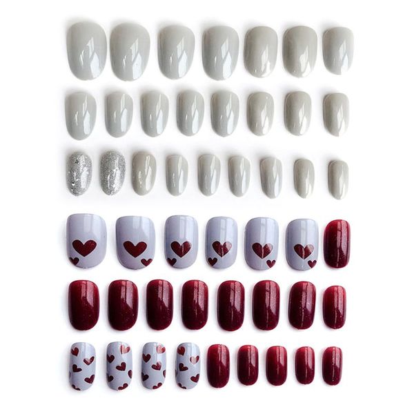 24pcs/set ptherapy acrylic fake fingernails ins rendering false nails simple women full nail tips patch short nail art diy, Black
24pcs/set ptherapy acrylic fake fingernails ins rendering false nails simple women full nail tips patch short nail art diy, Black