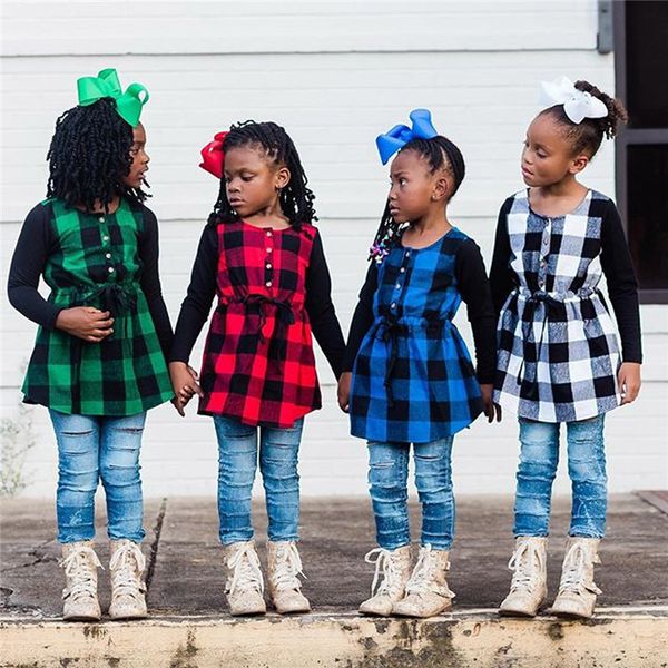 kids toddler baby plaid girl long sleeve dress princess party dresses clothes, Red;yellow
kids toddler baby plaid girl long sleeve dress princess party dresses clothes, Red;yellow