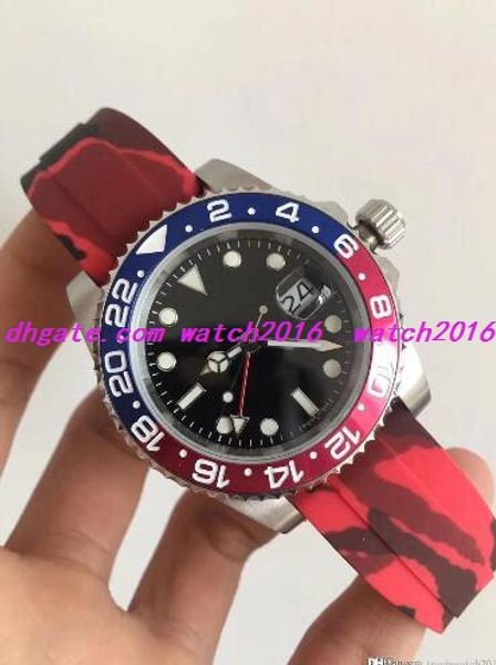 4 style mens watch luxury watch 116710 116719 40mm rubber bracelet stainless steel bezel automatic men's watches ing, Slivery;brown
4 style mens watch luxury watch 116710 116719 40mm rubber bracelet stainless steel bezel automatic men's watches ing, Slivery;brown
