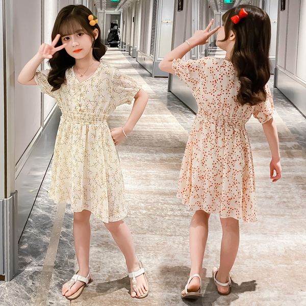 girl's dresses dress for girls fashion floral party chiffon kids pretty summer princess 4 6 8 9 10 12 years, Red;yellow
girl's dresses dress for girls fashion floral party chiffon kids pretty summer princess 4 6 8 9 10 12 years, Red;yellow