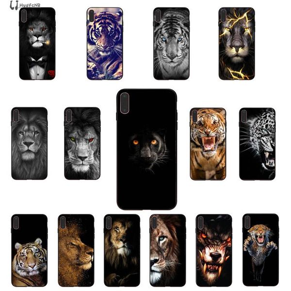 

2020 лев тигр телефон чехол для iPhone случай оптовой продажи 11 про XS MAX 8 7 6 6S Plus X 5 5S SE XR