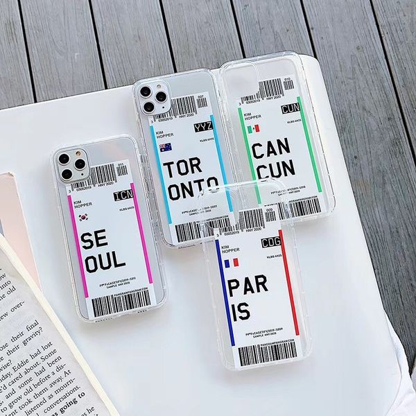 creative air ticket case for iphone 11 pro max x xr country london paris tokyo new york houston chicago transparent anti-fall soft cover
creative air ticket case for iphone 11 pro max x xr country london paris tokyo new york houston chicago transparent anti-fall soft cover