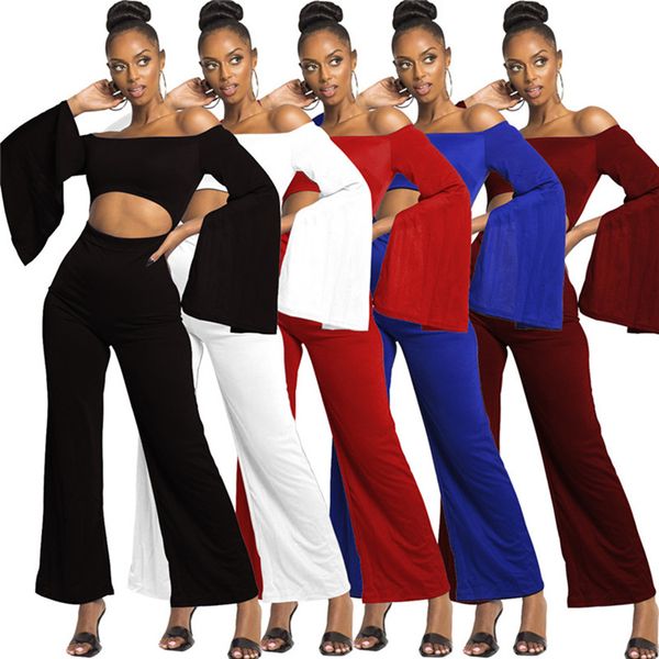 women one shoulder jumpsuit solid color bodycon rompers flared sleeve overlls crop bodysuit summer clothes casual one piece pants 2643, Black;white
women one shoulder jumpsuit solid color bodycon rompers flared sleeve overlls crop bodysuit summer clothes casual one piece pants 2643, Black;white