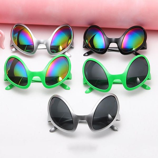 fashion alien shaped sunglasses halloween funny glasses pilot vintage retro glasses cosplay costume christmas decoration party props 5 color, Blue
fashion alien shaped sunglasses halloween funny glasses pilot vintage retro glasses cosplay costume christmas decoration party props 5 color, Blue