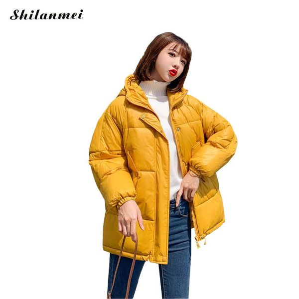 long sleeve loose women parkas warm coat siamese cap outerwear hooded girls student college oversized pure color korean style, Tan;black
long sleeve loose women parkas warm coat siamese cap outerwear hooded girls student college oversized pure color korean style, Tan;black