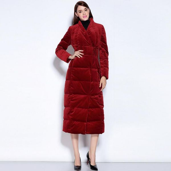 add long pure duck down jacket women slim female down jacket 90% content ladys keep warm thick 2018 winter coat women's, Black
add long pure duck down jacket women slim female down jacket 90% content ladys keep warm thick 2018 winter coat women's, Black