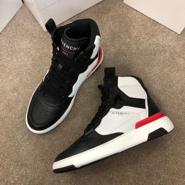 2019 new style leather high small white shoes menss fashion trend korean version with casual shoes flat sports shoes men boots 14444, Black
2019 new style leather high small white shoes menss fashion trend korean version with casual shoes flat sports shoes men boots 14444, Black