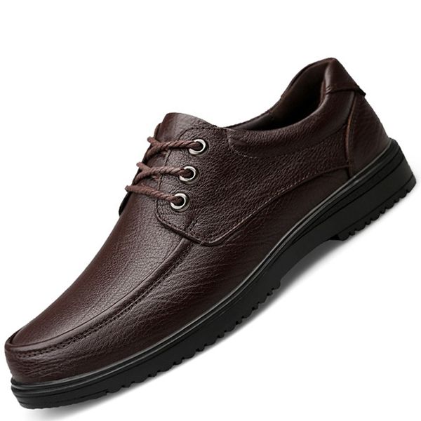 2019 new men's dress shoes genuine leather cow classic black & brown shoe man business work office elegant formal shoes for men
2019 new men's dress shoes genuine leather cow classic black & brown shoe man business work office elegant formal shoes for men