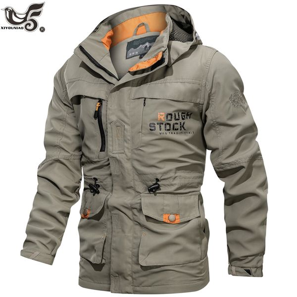 men tactical jacket autumn quick dry style army coat male multi pockets hooded windbreaker waterproof jacket size m~6xl, Black;brown
men tactical jacket autumn quick dry style army coat male multi pockets hooded windbreaker waterproof jacket size m~6xl, Black;brown