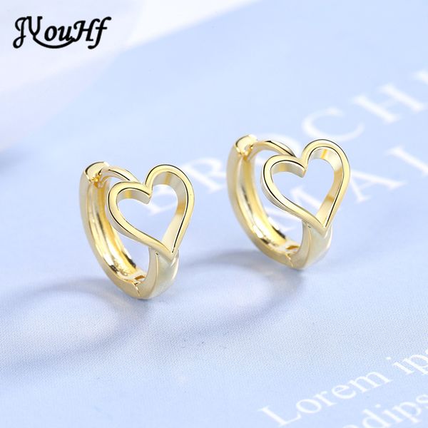 jyouhf cute heart hoop earrings fashion 925 sterling silver women earring small silver gold color wedding party earring jewelry, Golden;silver
jyouhf cute heart hoop earrings fashion 925 sterling silver women earring small silver gold color wedding party earring jewelry, Golden;silver