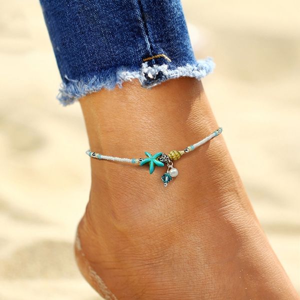 2019 fashion simple fashion bohemia retro handmade shell beads ankle chain anklet bracelet sandal beach foot jewelry party gifts, Red;blue
2019 fashion simple fashion bohemia retro handmade shell beads ankle chain anklet bracelet sandal beach foot jewelry party gifts, Red;blue