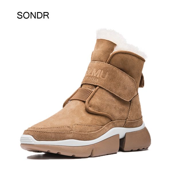 2019 winter real leather shoes women plush snow boots fashion brand ladies warm footware with fur female botas mujer breathable, Black
2019 winter real leather shoes women plush snow boots fashion brand ladies warm footware with fur female botas mujer breathable, Black